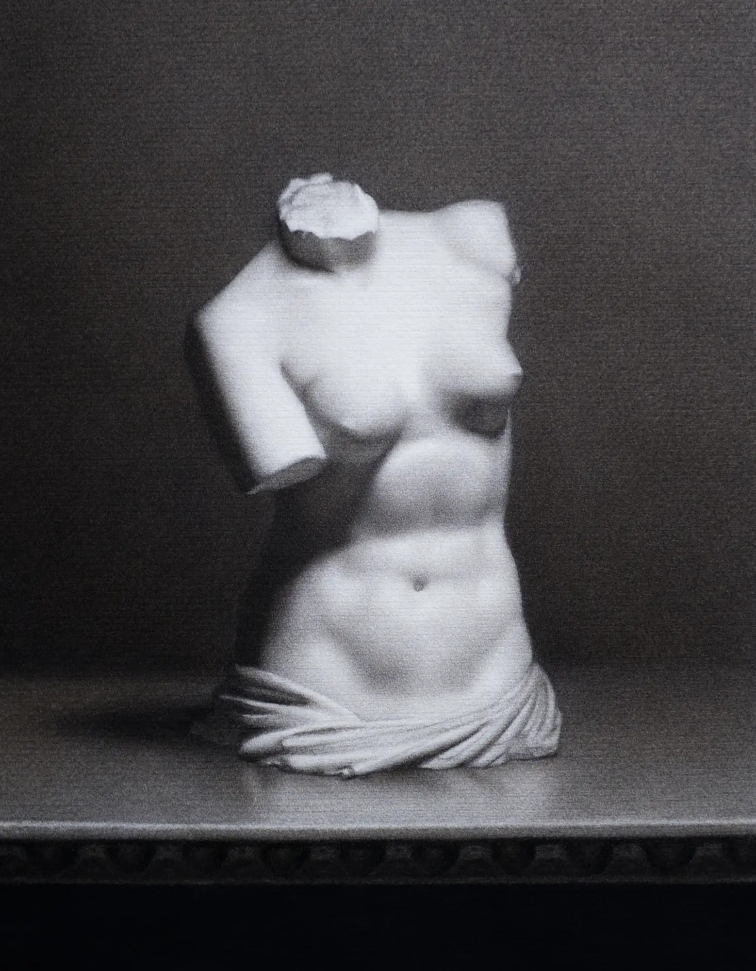 Angel Academy of Art Academic cast charcoal venus torso milo